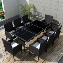 Load image into Gallery viewer, Modern 8 Seater Polly Rattan Outdoor Set