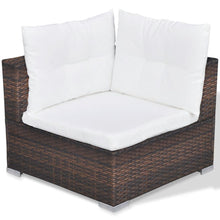 Load image into Gallery viewer, Pearce 10 Peices Garden Lounge Brown