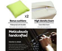 Load image into Gallery viewer, Fareeha Outdoor Light Brown Lounge with Cover