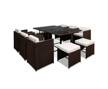 Load image into Gallery viewer, Townsend 11pc Outdoor Dining Set Brown