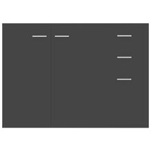 Load image into Gallery viewer, Odie Sideboard High Gloss Black 105x30x75 cm Chipboard