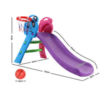 Load image into Gallery viewer, Marvel Kids Slide with Basketball Hoop Outdoor Indoor Playground Toddler Play