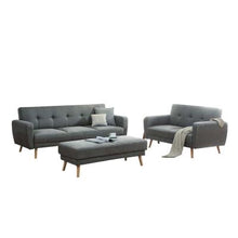Load image into Gallery viewer, Tristan 6 Seater Sofa Bed Set w/ Ottoman - Grey