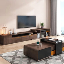 Load image into Gallery viewer, Brody Designer Entertainment Unit Set Solid Wood