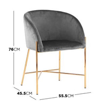 Load image into Gallery viewer, Zeta Dining Table(Marble) w/ 4 Catford Chairs(Dark Grey)