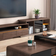 Load image into Gallery viewer, Brody Designer Entertainment Unit Set Solid Wood