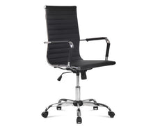 Load image into Gallery viewer, Eames Replica Office Chair Executive High Back Seating PU Leather Black