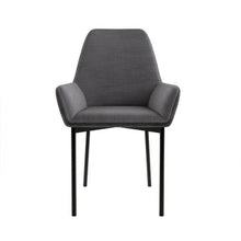 Load image into Gallery viewer, Ercol Table Concrete with 6 Eve Chairs Charcoal Dining Set