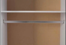 Load image into Gallery viewer, Modern New design 4 doors 2 Drawers Big size Wardrobe with Mirror