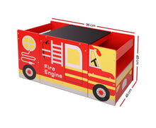 Load image into Gallery viewer, Keezi Kids Fire Truck Table & Chair Set