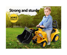 Load image into Gallery viewer, Keezi Kids Ride On Bulldozer - Yellow