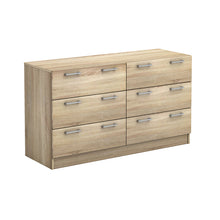 Load image into Gallery viewer, Tribecca 6 Drawer Low Boy - Light Sonoma Oak
