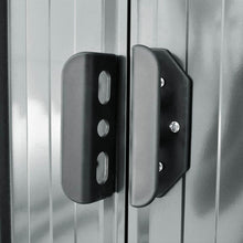 Load image into Gallery viewer, NT Garden Storage Shed Grey Metal 204x132x186 cm