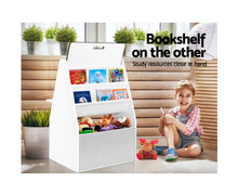 Load image into Gallery viewer, Tatum Keezi Kids Bookshelfs Child Bookcases Kids Easel Whiteboard Magazine Rack Desk