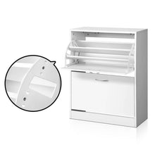 Load image into Gallery viewer, Shoe Cabinet Shoe Storage Shoe Rack 24 pairs Wooden Shoe Organiser shelf Cupboard