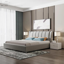 Load image into Gallery viewer, Modern Crushed Asri Solid Wood Bed Frame