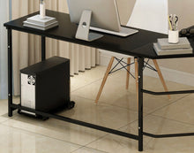 Load image into Gallery viewer, Prestige Corner Computer Desk Office Double Workstation (Black)