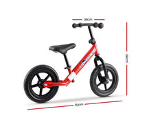 Load image into Gallery viewer, Nintendo Kids Balance Bike Ride On Toys Puch Bicycle Wheels Toddler Baby 12" Bikes Red