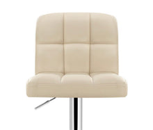 Load image into Gallery viewer, Leather Bar Stools 2x , Kitchen chairs Gas lift (beige)