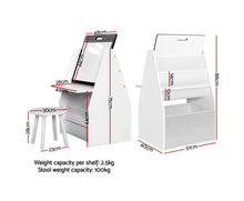 Load image into Gallery viewer, Tatum Keezi Kids Bookshelfs Child Bookcases Kids Easel Whiteboard Magazine Rack Desk