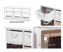 Load image into Gallery viewer, Storage Bench Shoe Organiser 6 Drawers Chest Cabinet Rack Box Shelf Stool