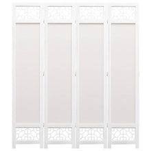 Load image into Gallery viewer, Snow 4Panel Room Divider Cream 140x165 cm Fabric