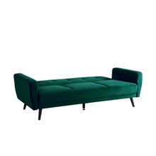 Load image into Gallery viewer, Jorn 3 Seater Velvet Sofa Bed - Dark Forest Green
