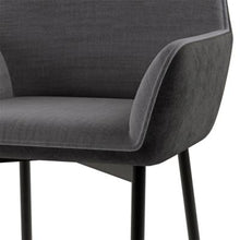 Load image into Gallery viewer, Ercol Table Concrete with 6 Eve Chairs Charcoal Dining Set