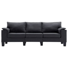 Load image into Gallery viewer, League 3Seater Sofa Dark Grey Fabric