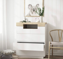 Load image into Gallery viewer, Modern new tallboy unit with five drawers chest Drawers