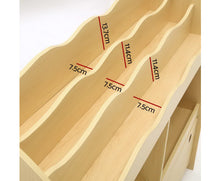 Load image into Gallery viewer, Kids Bookcase Childrens Bookshelf Toy Storage Box Organizer Display Rack Drawers with Rollers