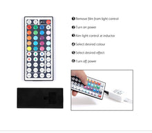 Load image into Gallery viewer, Buffet Sideboard Cabinet LED High Gloss Storage Cupboard 2 Doors White