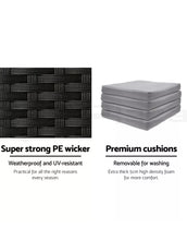 Load image into Gallery viewer, Modern 4 Seats 5 Pieces Gardeon Outdoor Bar Set