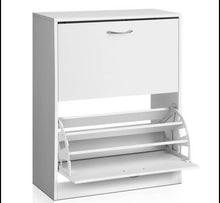 Load image into Gallery viewer, Shoe Cabinet Shoe Storage Shoe Rack 24 pairs Wooden Shoe Organiser shelf Cupboard