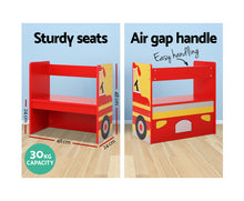 Load image into Gallery viewer, Keezi Kids Fire Truck Table & Chair Set