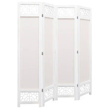 Load image into Gallery viewer, Snow 4Panel Room Divider Cream 140x165 cm Fabric