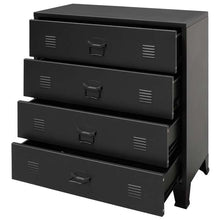 Load image into Gallery viewer, vidaXL Sideboard Chest of Drawers Industrial Style Metal Black Storage Unit