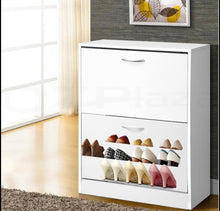 Load image into Gallery viewer, Shoe Cabinet Shoe Storage Shoe Rack 24 pairs Wooden Shoe Organiser shelf Cupboard