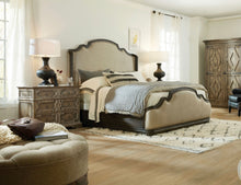 Load image into Gallery viewer, Libby Luxury Beige Fayette Upholstered Panel Bed