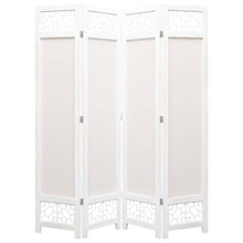 Load image into Gallery viewer, Snow 4Panel Room Divider Cream 140x165 cm Fabric