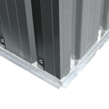 Load image into Gallery viewer, NT Garden Storage Shed Grey Metal 204x132x186 cm