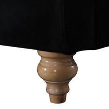 Load image into Gallery viewer, Kyara Luxury Velvet Bed with Tufted Diamond Black