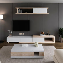 Load image into Gallery viewer, C550 Expandable Modern Wooden Tv Entertainment Unit