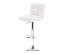 Load image into Gallery viewer, Set of 2 PU Leather Bar Stools - White