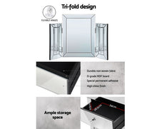 Load image into Gallery viewer, Lorelai Mirrored Furniture Dressing Table Dresser Chest of Drawers Mirror Stool