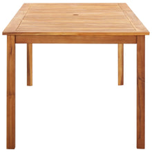 Load image into Gallery viewer, Verona 9 Piece Dining Set Poly Rattan and Solid Acacia Wood Grey