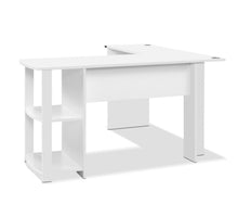 Load image into Gallery viewer, Office Computer Desk Corner student Study Table Workstation L shape (white)