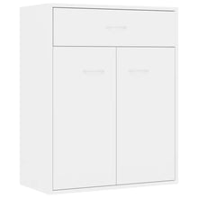 Load image into Gallery viewer, Fawn Sideboard High Gloss White Chipboard