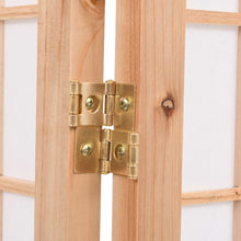 Load image into Gallery viewer, Joe Folding 4Panel Room Divider Japanese Style 160x170 cm Natural