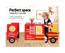 Load image into Gallery viewer, Keezi Kids Fire Truck Table & Chair Set